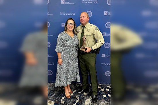 Williamson County Deputy Honored with THSO's "Beyond The Traffic Stop Award" and $5,000 Scholarship