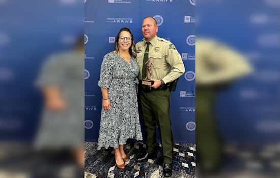 Williamson County Deputy Honored with THSO's "Beyond The Traffic Stop Award" and $5,000 Scholarship