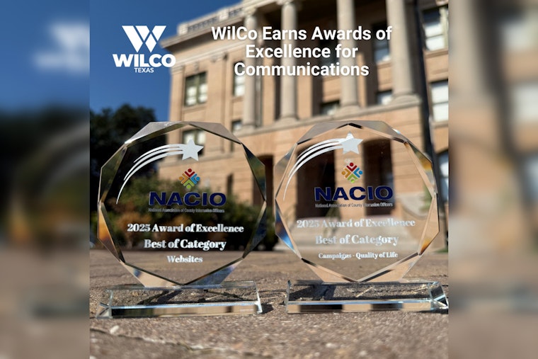 Williamson County Honored with Three Top NACIO Awards for Excellence in Communication