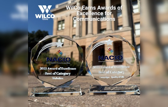 Williamson County Honored with Three Top NACIO Awards for Excellence in Communication