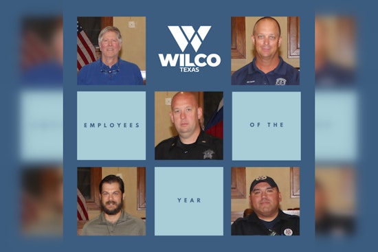 Williamson County Honors Top Employees of the Year in Commissioners Court Ceremony