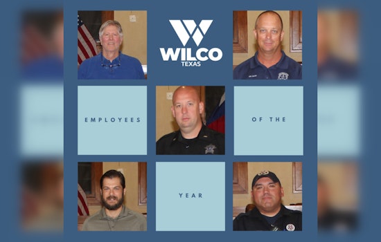 Williamson County Honors Top Employees of the Year in Commissioners Court Ceremony
