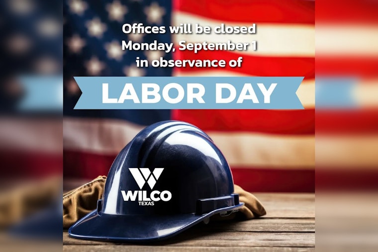 Williamson County Offices to Close for Labor Day, Animal Shelter Remains Open
