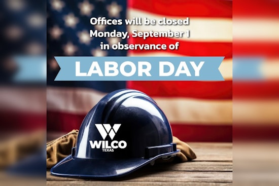 Williamson County Offices to Close for Labor Day, Animal Shelter Remains Open
