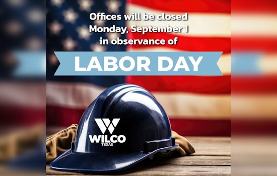 Williamson County Offices to Close for Labor Day, Animal Shelter Remains Open