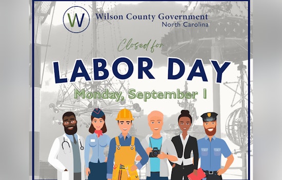 Wilson County Announces Labor Day Closures and ARRIVE Transportation Schedule