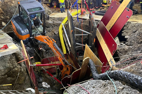 Worker Rescued After Trench Collapse in Charleroi, Washington County