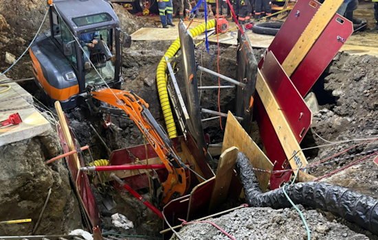 Worker Rescued After Trench Collapse in Charleroi, Washington County