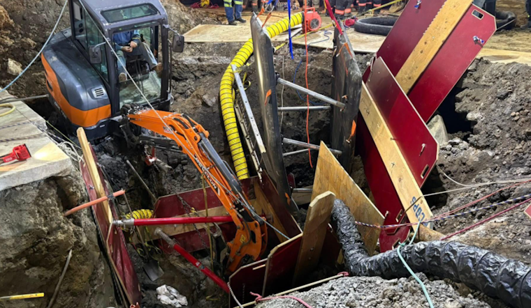 Worker Rescued After Trench Collapse in Charleroi, Washington County