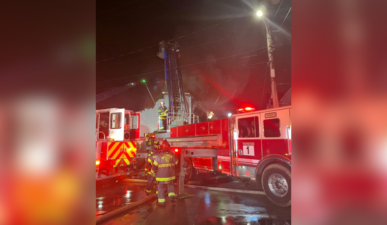 3-Alarm Fire Engulfs Commercial Laundry Business in Northwest Baltimore, No Injuries Reported