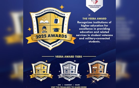 33 Texas Colleges Celebrated for Veteran Services with Education Excellence Awards