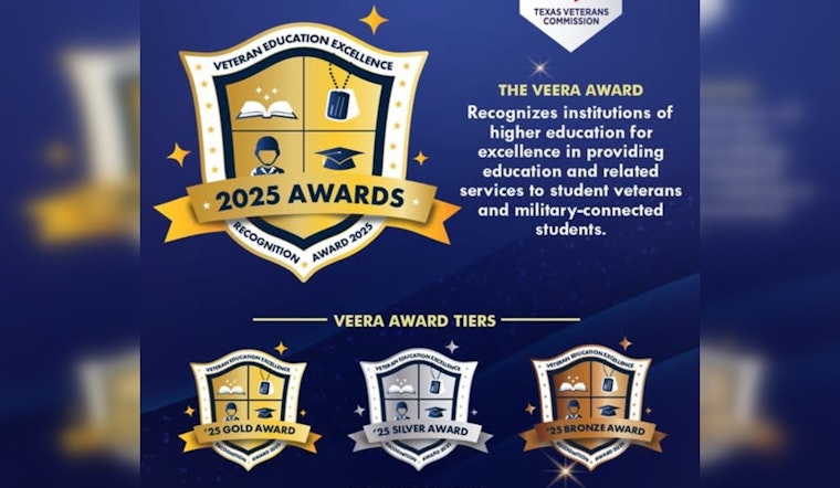 33 Texas Colleges Celebrated for Veteran Services with Education Excellence Awards