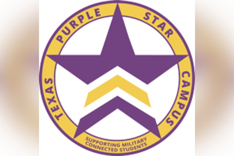 98 Texas Schools Earn Purple Star Designation in Support of Military Families for 2025-2026