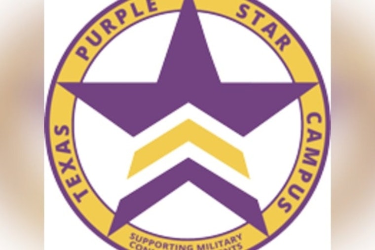 98 Texas Schools Honored with Purple Star Campus Designation for Support of Military Families
