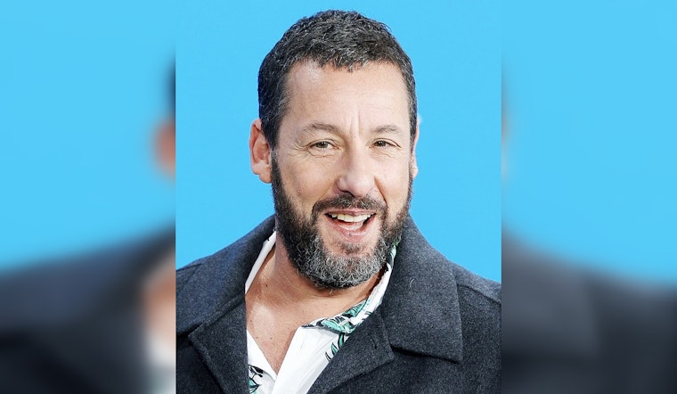 Adam Sandler Shoots Hoops with Miami Heat Talent After Tour Stop in Miami