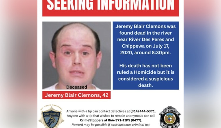 Advanced DNA Technology Unlocks Identity in 2020 St. Louis Cold Case with Jeremy Blair Clemons Named
