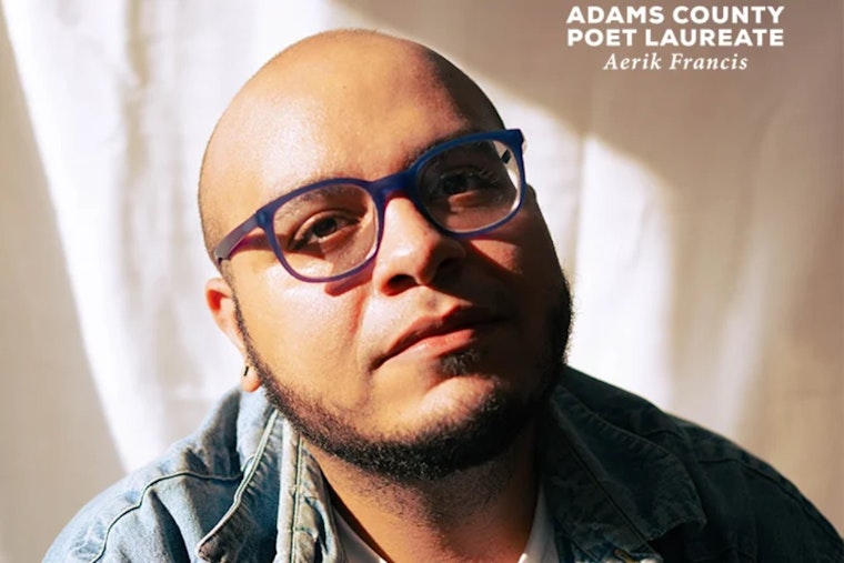 Aerik Francis Anointed Adams County Poet Laureate in a Bid to Strengthen Community Ties Through Poetry