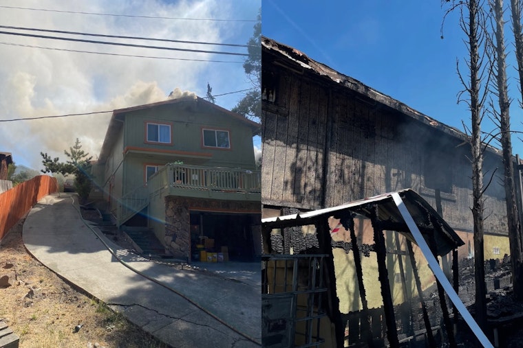 Alameda County Fire Crews Battle Intense Blaze in San Leandro, Saving Residents from Harm