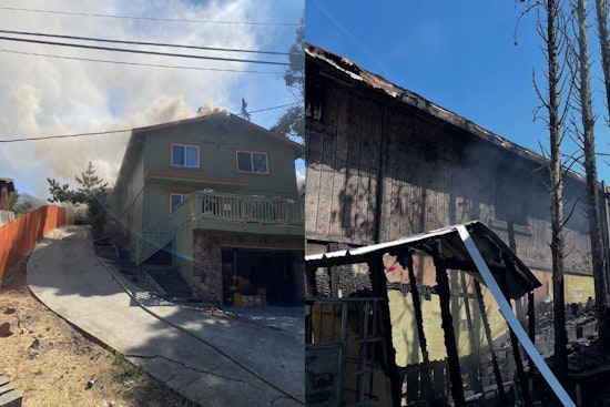 Alameda County Fire Crews Battle Intense Blaze in San Leandro, Saving Residents from Harm