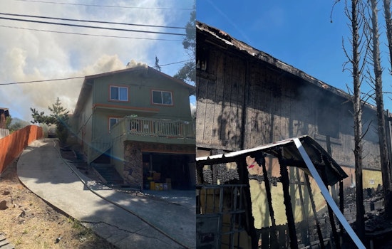 Alameda County Fire Crews Battle Intense Blaze in San Leandro, Saving Residents from Harm
