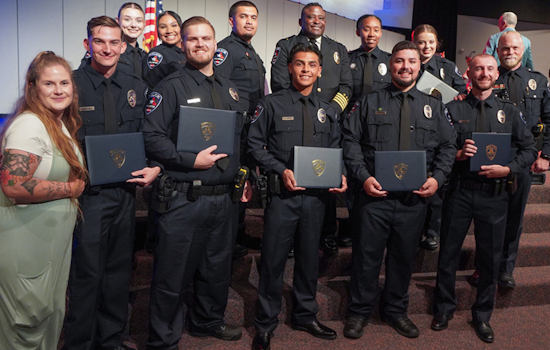 Arlington Police Department Greets Academy Class #72 and Honors K-9 Ripken's Retirement