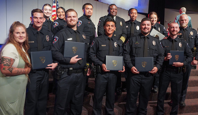 Arlington Police Department Greets Academy Class #72 and Honors K-9 Ripken's Retirement