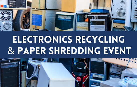 Arlington to Host Free Paper Shredding and Electronics Recycling Event for Residents on Sept. 6