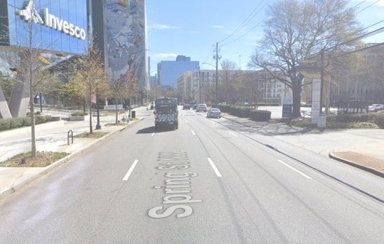 Atlanta's Spring Street NW Closure for Water Main Repair Disrupts Traffic Flow
