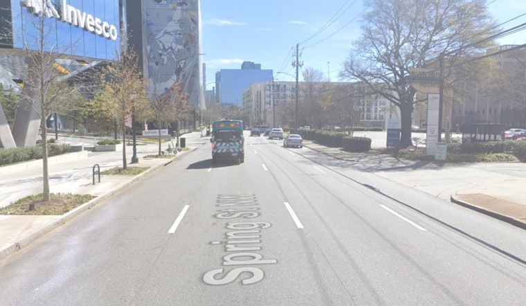 Atlanta's Spring Street NW Closure for Water Main Repair Disrupts Traffic Flow