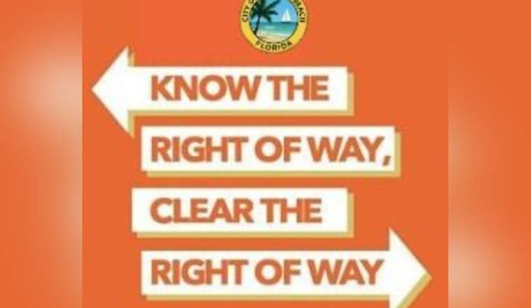 Atlantic Beach Officials Urge Residents to Keep Public Right-of-Ways Clear of Obstructions