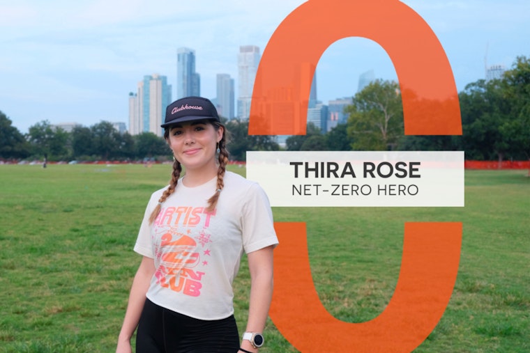 Austin Celebrates Thira Rose as 'Net-Zero Hero' for Her Sustainable Art from Discarded Running Gear