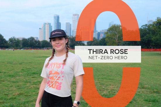 Austin Celebrates Thira Rose as 'Net-Zero Hero' for Her Sustainable Art from Discarded Running Gear