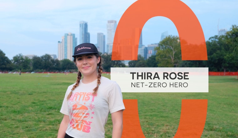 Austin Celebrates Thira Rose as 'Net-Zero Hero' for Her Sustainable Art from Discarded Running Gear