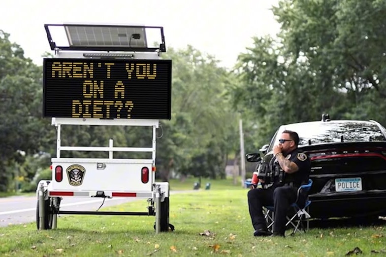 Bloomington Police Department Vies for New Speed Sign in "Show Us Your Sign" Contest
