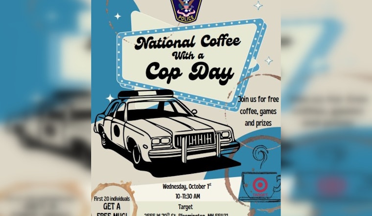 Bloomington Police Invite Community to 'Coffee with a Cop' Event for Open Dialogue in Minnesota