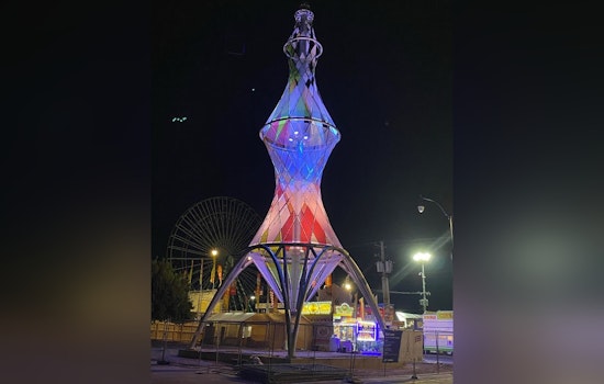 "Bolt Tower" Lights Up Oklahoma City: New 72-Foot Sculpture Celebrates OKC Fair Park's Rich Heritage