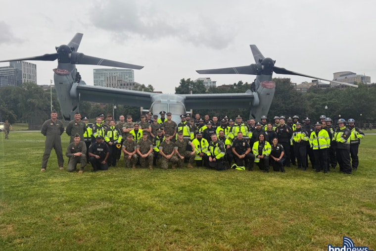 Boston Celebrates Marine Week 2025 with Local Police Support, Commemorating 250 Years of the Marine Corps