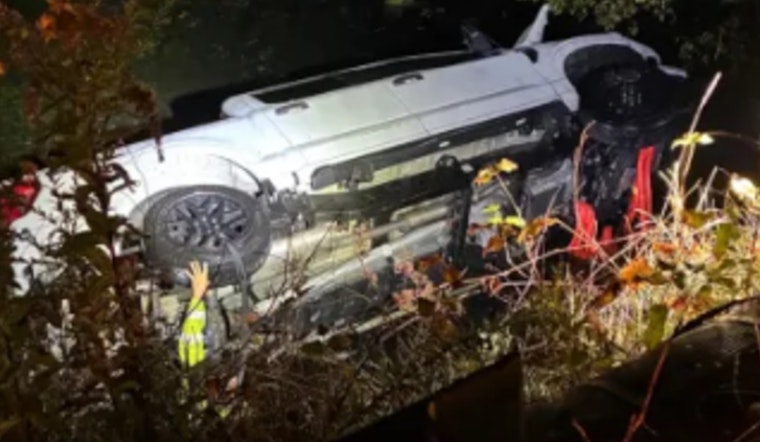 Boston Man and Two Dogs Rescued from Matfield River after Truck Plunges Off East Bridgewater Road
