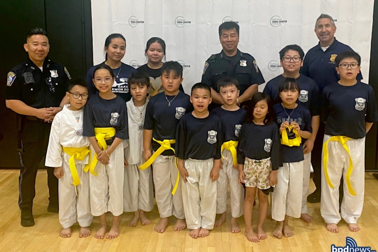 Boston Police Department Reintroduces H.O.P.E. Taekwondo Program for Youth Empowerment