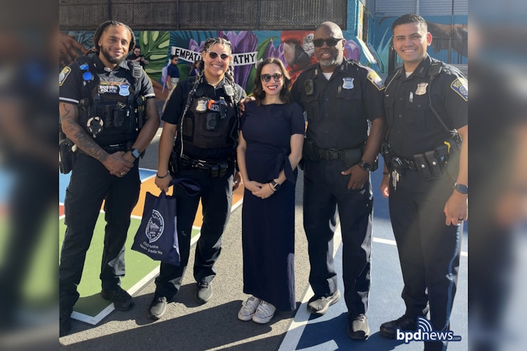 Boston Police Distribute School Supplies to Students in Community Engagement Effort