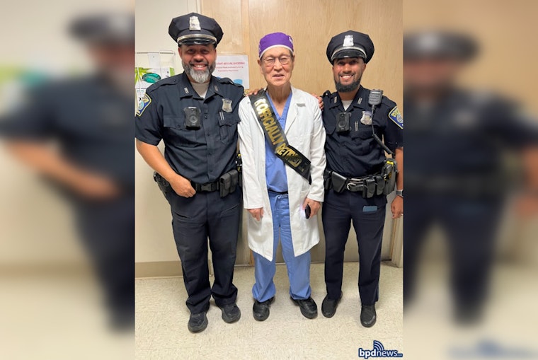 Boston Police District E-13 Celebrates Retirement of Longtime VA Medical Center Doctor Ducksoo Kim with Legislative Citation