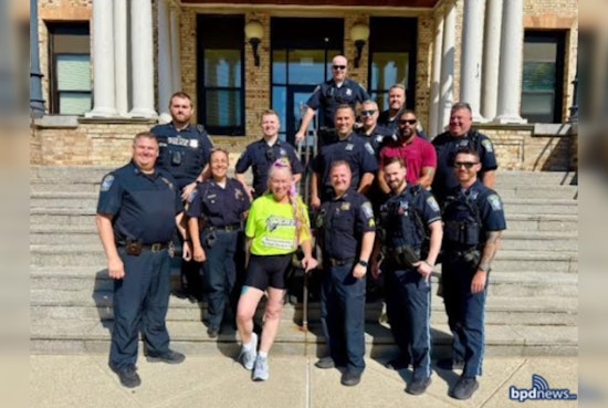 Boston Police Illuminate Path for Radio Host Kennedy Elsy's Walk for Youth Suicide Prevention