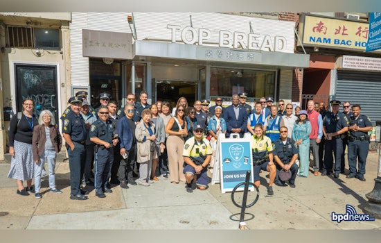 Boston Police Officers Swap Patrols for Pastries in 'Coffee with a Cop' Community Engagement Effort in Chinatown