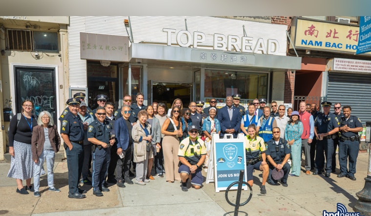 Boston Police Officers Swap Patrols for Pastries in 'Coffee with a Cop' Community Engagement Effort in Chinatown