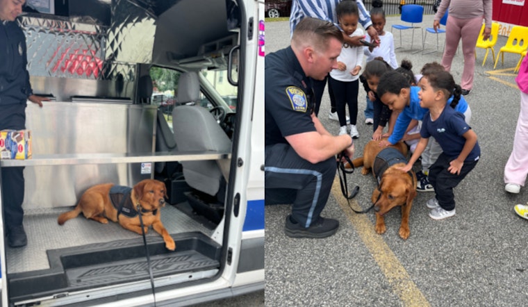 Boston Police Sweeten Community Relations with Ice Cream Truck and Comfort Dog Visit in Roxbury