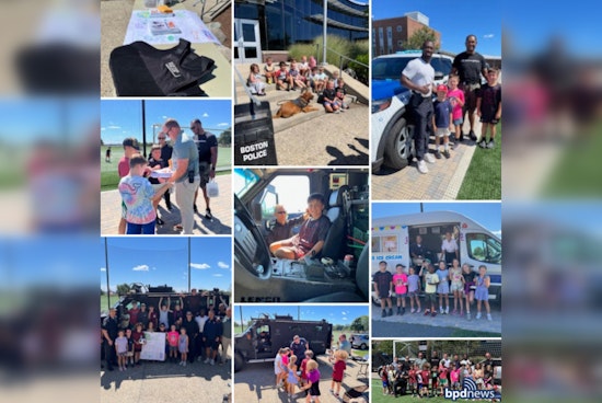 Boston Police Sweeten Youth Engagement with Surprise Summer Camp Visit and Ice Cream Treats