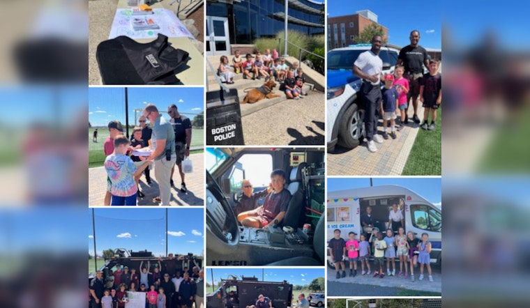 Boston Police Sweeten Youth Engagement with Surprise Summer Camp Visit and Ice Cream Treats