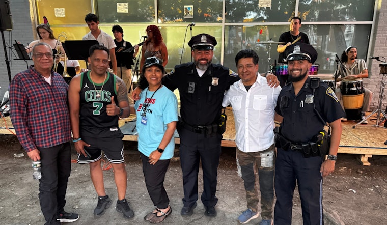 Boston Police Trade Patrol for Salsa in Community-Building Event in Jamaica Plain