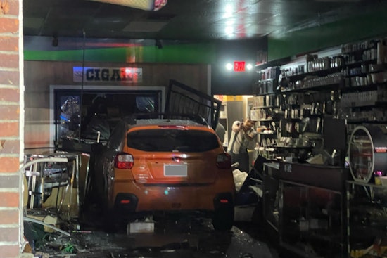 Brockton Smoke Shop Vehicle Crash Injures Employee Amid Day of Unrest, Driver Cited for License Violation