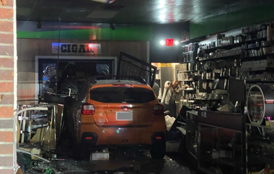 Brockton Smoke Shop Vehicle Crash Injures Employee Amid Day of Unrest, Driver Cited for License Violation